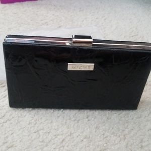 Miche black clutch wallet